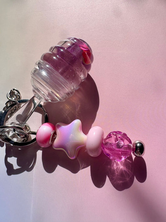 Galaxy Plumping Jar Keychain - Lucky Charm