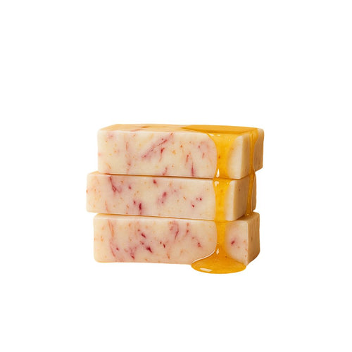 Raw Honey Roses Coconut Soap Bar