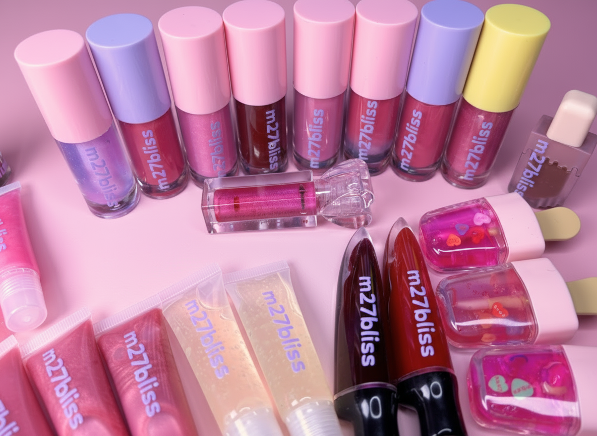 Polished lip gloss collection