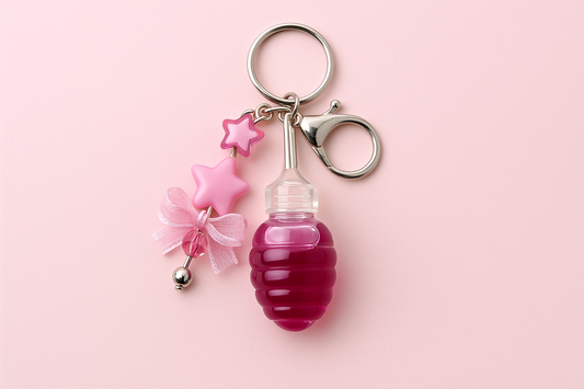Professional pink keychain product image
