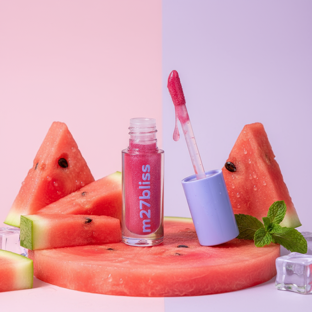 Watermelon Lipgloss Purple Cap 2