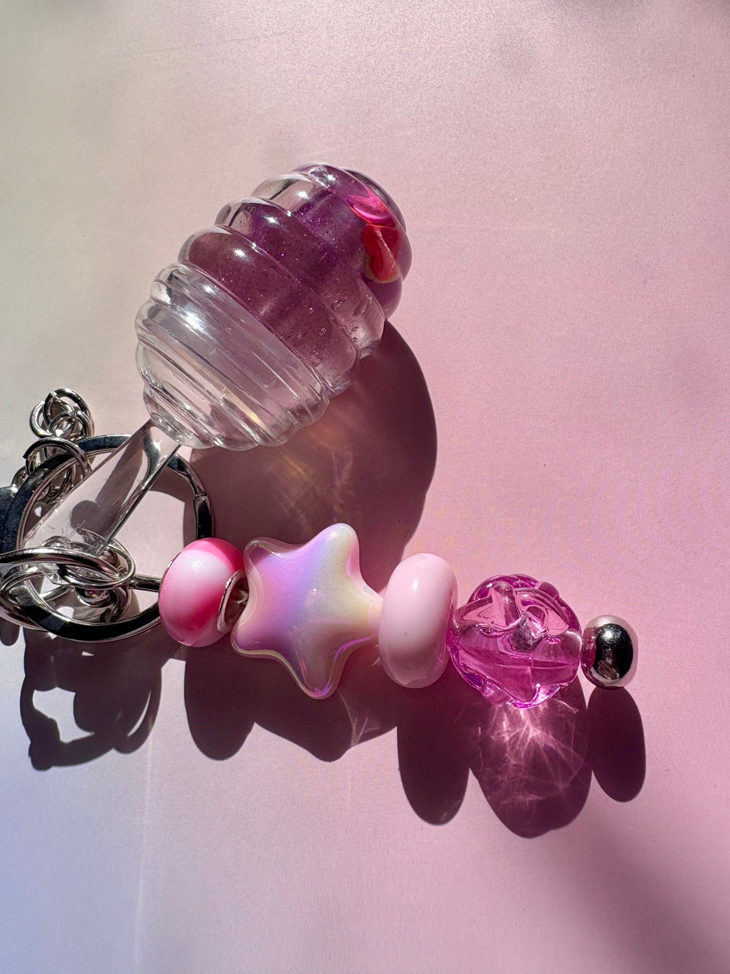 Galaxy Plumping Jar Keychain - Lucky Charm