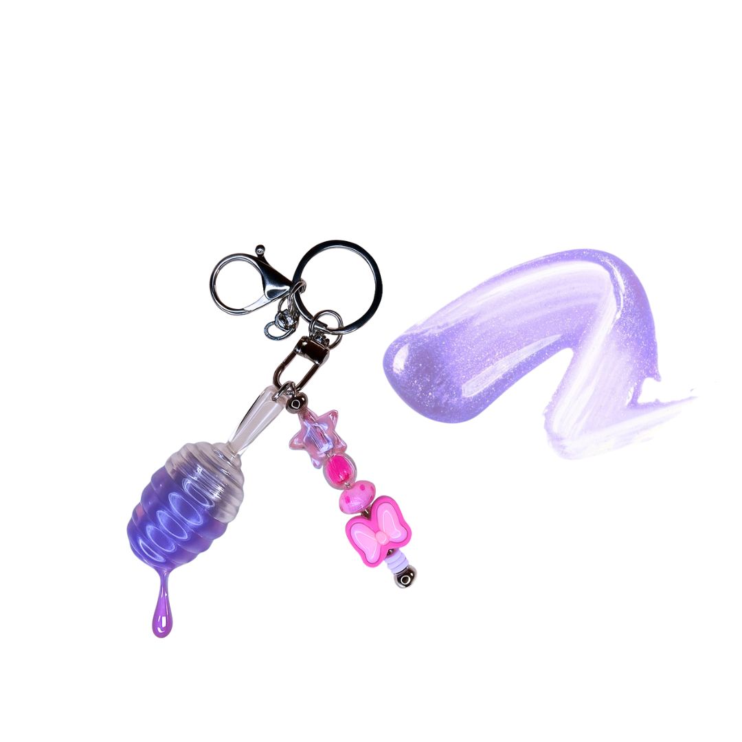 Mermaid Color Lip Gloss Jewelry Keychain