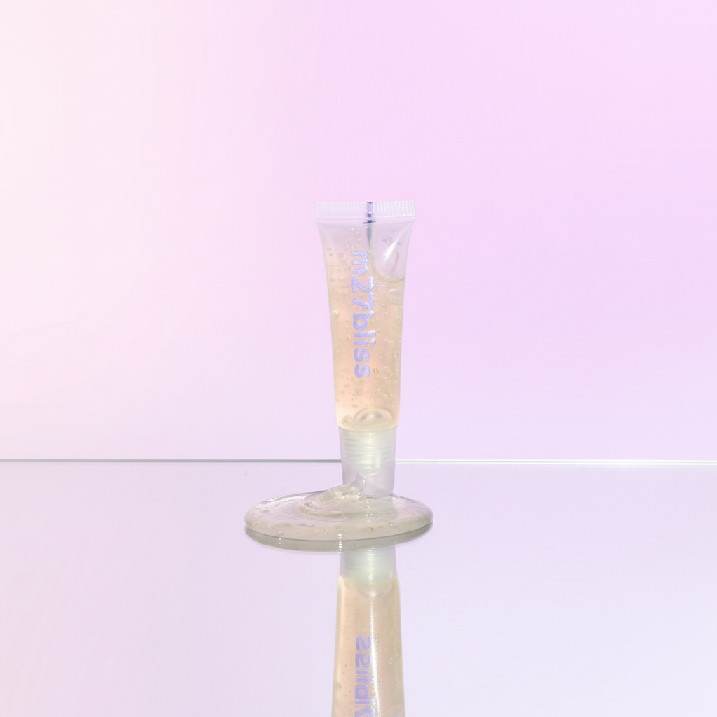 Clear Transparent Lipgloss Squeezed Out