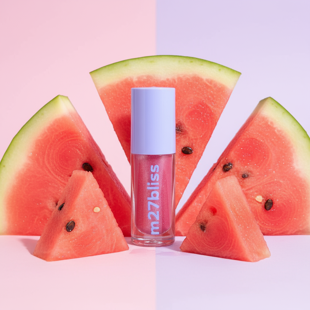 Watermelon Lipgloss Purple Cap 1